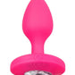 Cheeky Gems Rechargeable Silicone Vibrating Probe - Pink - Medium