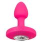 Cheeky Gems Rechargeable Silicone Vibrating Probe - Pink - Small