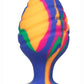 Cheeky Swirl Tie-Dye Silicone Plug - Multicolor - Large