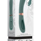 Chick Flick Rechargeable Silicone Dual Vibrator - Green