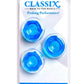 Classix Deluxe Cock Ring - Blue - 2 Piece Kit/Set