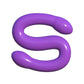 Classix Double Whammy Double Dildo - Purple - 17.25in