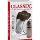 Classix Dual Vibrating Head Teaser with Remote Control - Black/Clear/Smoke