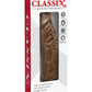 Classix Jelly Chocolate Dream No. 2 Realistic Vibrating Dildo - Brown/Chocolate - 8in