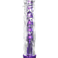 Classix Mr. Twister Vibrator with Sleeve - Clear/Purple - Set