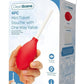 Cleanscene Mini Travel Douche Set with One Way Valve - Red/White - 4 Piece