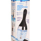 Cleanstream Automatic Vibrating Rechargeable Silicone Enema Bulb - Black/Clear