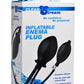 Cleanstream Inflatable Enema Plug - Black