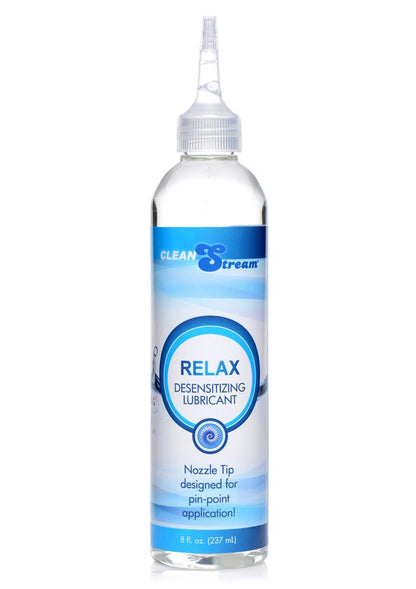 Cleanstream Relax Desensitizing Anal Lube with Dispensing Tip - 8oz
