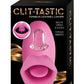 Clit-Tastic Tongue Licking Lover Rechargeable Silicone Stimulator - Pink