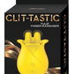 Clit-Tastic Tulip Rechargeable Silicone Finger Massager - Yellow