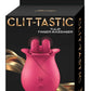 Clit-Tastic Tulip Rechargeable Silicone Finger Massager - Red