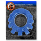 Cock-Lug Silicone Lugged Cock Ring - Marine - Blue