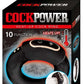 Cockpower Heat Up Rechargeable Silicone Cock Ring - Black