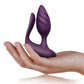 Cocktail Rechargeable Silicone Couples Vibrator with Remote Control