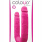 Colours DP Pleasures Silicone Double Dildo - Pink