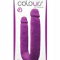 Colours DP Pleasures Silicone Double Dildo - Purple