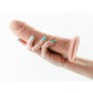 Colours Dual Density Girth Silicone Dildo