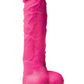 Colours Pleasures Silicone Dildo - Pink - 5in