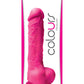 Colours Pleasures Silicone Dildo - Pink - 5in