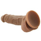 Colours Pleasures Silicone Vibrating Dildo with Balls