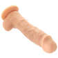 Colours Pleasures Silicone Vibrating Dildo with Balls