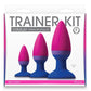 Colours Trainer Silicone Anal Plug Kit - Assorted Colors