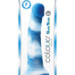 Colours Pleasures Yum Yum Silicone Dildo - Blue/White - 8in