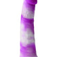 Colours Pleasures Yum Yum Silicone Dildo - Purple/White - 8in