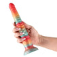 Colours Stacked Silicone Dildo