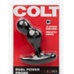 Colt Dual Power Probe Rechargeable Silicone Vibrator - Black