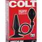 Colt Silicone Medium Pumper Plug Butt Plug - Black