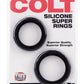Colt Silicone Super Rings Cock Rings - Black