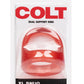 Colt XL Snug Tugger Cock Ring Scrotum Support - Red