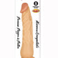 Commander Dongs Big Hard Boner Bendable Dilco - Flesh/Vanilla - 8in
