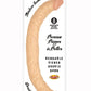 Commander Dongs Veined Double Dong Bendable Dildo - Flesh/Vanilla - 13in