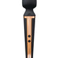 Coquette The Queen Wand Rechargeable Silicone Massager - Black/Gold
