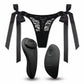 Coquette The Secret Panty Vibe Rechargeable Silicone Clitoral Vibrator - Black