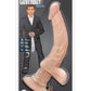 Loverboy The Boss Man Vibrating Dildo with Balls - Vanilla - 10.5in