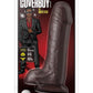 Loverboy The Movie Star Dildo - Chocolate - 8in