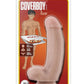 Loverboy The Pizza Boy Dildo with Balls - Flesh/Vanilla - 5in