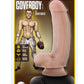 Loverboy The Quarterback Vibrating Dildo with Balls - Vanilla - 7in