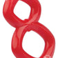 Crazy 8 Cock Ring - Red