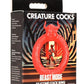 Creature Cocks Beast Mode Silicone Cock Ring - Red