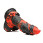 Creatiave Cocks Fire Demon Monster Silicone Dildo