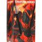 Creatiave Cocks Fire Demon Monster Silicone Dildo - Black/Red