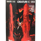 Creature Cocks Fire Hound Silicone Dildo - Black/Red - Medium
