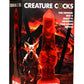 Creature Cocks Fire Hound Silicone Dildo - Black/Red - Small