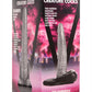 Creature Cocks The Gargoyle Rock Hard Silicone Dildo - Black/Silver - 9.3in