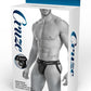Cruze High Bar Jockstrap with Cock Ring - Black - Medium/Small